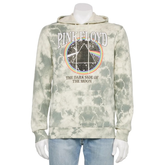 Men's Pink Floyd "The Dark Side of the Moon" Graphic Hooded Sweatshirt Large - Picture 2 of 3
